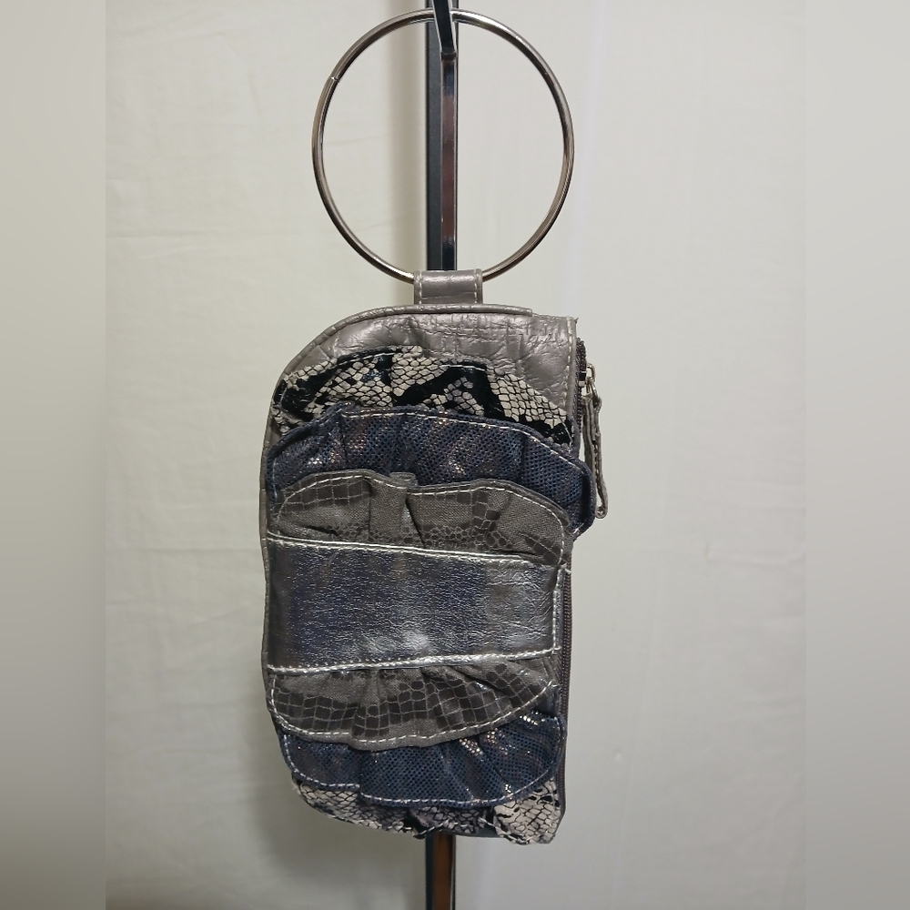Vintage Chateau Faux Leather Clutch